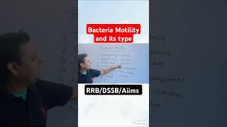 Bacterial Motility and its type microbiology paramedical RRB mlt [upl. by Lokin]