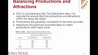 Lecture 02 Trip Generation and Trip Distribution [upl. by Drexler116]