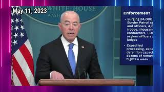 Secretary of Homeland Security Mayorkas announces FEMA will fund illegals in 2023 Memology101 [upl. by Etteloiv]