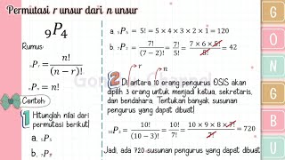 Permutasi Materi Soal amp Pembahasan [upl. by Mellins15]