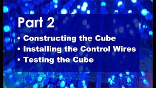 How to Build an 8x8x8 LED Cube  Part 2 Banggood Item 1091209 [upl. by Sirron]