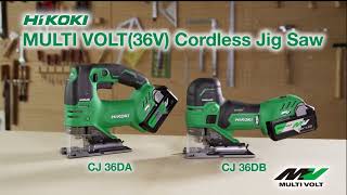 HiKOKI MULTIVOLT 36v Cordless Jig Saws CJ36DA amp CJ36DB [upl. by Nitsej248]