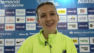 Interview Femke Bol DLF Brussels [upl. by Denman399]