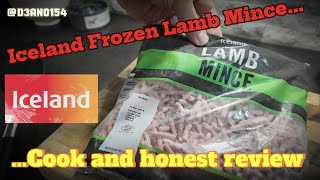 Iceland Frozen Lamb Mince Review  Cooked Up and Honest Review [upl. by Casper948]