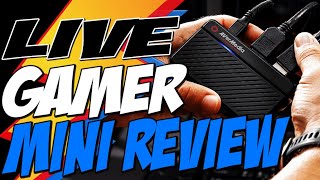 LIVE GAMER MINI GC311 REVIEW  Avermedia Capture and Streaming Card [upl. by Aihsemaj477]