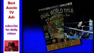 Ad for Kickboxing World Titles at Festival Hall 1994  Best Aussie TV Commercials [upl. by Adihsar309]