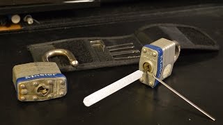 Lock Picking a Master Lock No3 and No21 [upl. by Merridie]