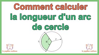 Comment calculer la longueur dun arc de cercle [upl. by Kaylil]