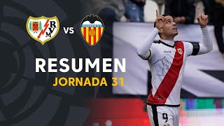 Resumen de Rayo Vallecano vs Valencia CF 20 [upl. by Arit]