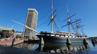 Baltimore Inner Harbor Promenade Walking Tour October 2024 [upl. by Rovner]