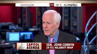 Mike Barnicle asks Sen John Cornyn RTX about Republican priorities in 2015 12 January 2015 [upl. by Norraf]