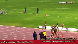 4x400m Women Final  RSA 32934  Kenya 33555  Nigeria 33624  African Championships 2022 [upl. by Cimah]