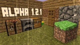 A 🔥 Lager et hus i KJEMPEGAMMEL Minecraft  Alpha 1 [upl. by Nehgem]