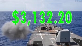 Cost to Fire US Navy Equipment [upl. by Esiuole678]