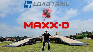 Tilt Trailer Showdown MAXXD VS Load Trail Tilt Trailers [upl. by Janene]