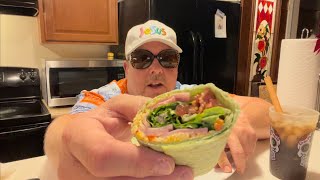 SMOKED TURKEY HUMMUS WRAPS MUKBANG 😂😂 [upl. by Doscher]