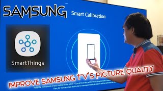 Calibrate Your Samsung TV with Smart Things App  Samsung Smart Calibration [upl. by Amadeus910]