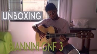 Unboxing Violão Giannini GNF3 [upl. by Yennaiv]