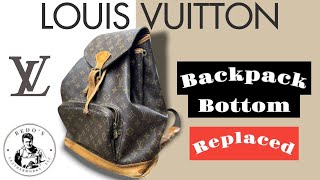 Louis Vuitton Backpack bottom replacement [upl. by Nohsauq181]