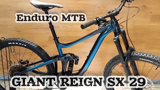 Giant Reign SX 29  Giant Enduro Mountain Bike 2022 [upl. by Daberath]