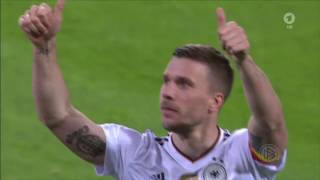 Lukas Podolski Abschiedsspiel mit Tor Beste Szenen alle Einspieler Beste Sprüche [upl. by Yaker195]