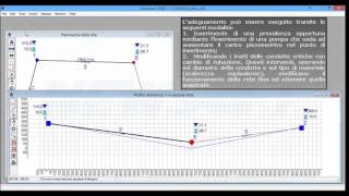 Hydronet Analisi preliminare di un caso di rete idraulica in pressione II parte [upl. by Lynnworth804]