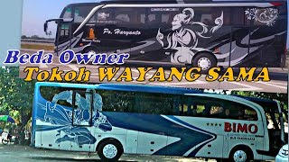 2 Perusahaan Bus yang memakai Tokoh Wayang pada Livery nyaBIMA werkudoro [upl. by Navannod]