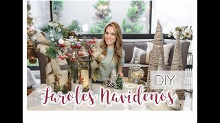 IDEAS PARA DECORAR EN NAVIDAD  Christmas Decorations  Faroles Navideños [upl. by Doris]