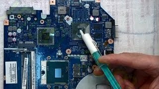 Change Thermal Paste Notebook Replace Cleaning fan on Laptop [upl. by Haile]