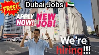 Urgent Hiring Dubai Sharjah Abu Dhabi Jobs Update 🇦🇪 only UAE Jobs [upl. by Nodyroc]