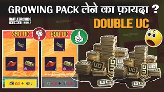 GROWING PACK BGMI  GROWING PACK EVENT KYA HAI  PUBG GROWING PACK FULL EXPLAIN  UC BACK OR NOT [upl. by Stutsman19]