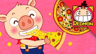 Pizza song  Food song  Nursery rhymes  REDMON [upl. by Doria]