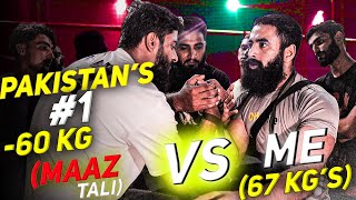 Arm Wrestling Pakistans 1 60 kg Player Ft Maaz Tali [upl. by Rj]