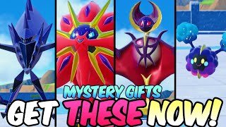 Get past Mystery Gift Shiny Necrozma Solgaleo and Lunala NOW in Pokemon Scarlet Violet [upl. by Alleb]