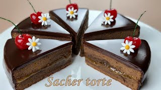 컵 계량  오스트리아 전통 케이크 자허 토르테  Sacher Torte Austrian Chocolate Cake Recipe  ASMR  Easy Recipe [upl. by Zurn]