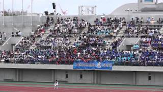 横浜創英応援団 慶応vs横浜創英 2013622 サッカーインターハイ神奈川予選準決勝 [upl. by Raman999]