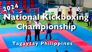 National Kickboxing Championships 2024  Philippines  Tagaytay Sports Center [upl. by Cissy730]