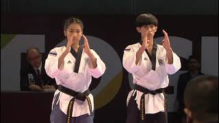 2017 SEA GAMES Taekwondo Poomsae Highlight MIX PAIR Gold Medalist  THAILAND [upl. by Delinda]