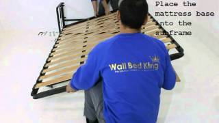 Classic Wall bed assembly and installation [upl. by Vharat]