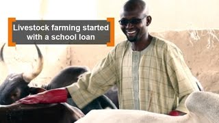 Burkina Faso Livestock farming started with a school loan [upl. by Tera]