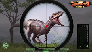 Dinosaur hunting Jurassic Island New Carnivores TREX Shooting gameplay gaming androidgame free [upl. by Berneta]