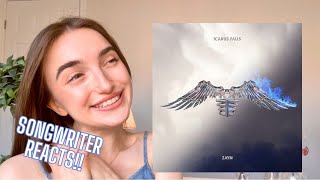 SONGWRITER REACTS TO ICARUS FALLS ALBUM for the first time in 2023  Zayn Album Reaction [upl. by Lorak]