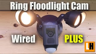 Ring Floodlight Cam Wired Plus  Unboxing Features Setup Installation Video amp Audio  Upgrade [upl. by Plerre]