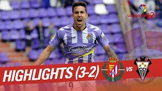 Resumen de Real Valladolid vs Albacete BalompiÃ© 32 [upl. by Ellebana]