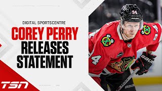 Corey Perry releases statement after release  Digital Sportscentre [upl. by Ahseikan]