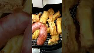 Como fazer mandioca frita na Air Fryer Dicas úteis 1000 veja só aipim macaxeira mandioca [upl. by Riebling]