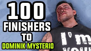 100 Finishers To Dominik Mysterio in WWE 2K23 [upl. by Ahtaga793]