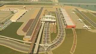 Airport Layout Cities Skylines [upl. by Anayad]