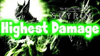 Skyrim  Creating the Highest Weapon Damage 631 Tutorial [upl. by Akitnahs]