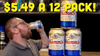 The Cheapest Beer in America A Hamms Beer Taste Test  Cheap Booze Reviews [upl. by Eetak]